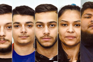 Οι 5 κατηγορούμενοι ως μέλη της συμμορίας