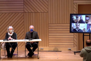 Μιλώντας μέσω zoom ο καλλιτεχνικός διευθυντής του ΠΣΚΗ Μύρων Μιχαηλίδης ανέφερε ότι διαγνώστηκε θετικός στον κοροναϊό ενώ τόνισε ότι εάν τελικά δεν καταστεί εφικτό να διευθύνει, την μουσική διεύθυνση θα αναλάβει ο αν. καλλιτεχνικός διευθυντής του ΠΣΚΗ, Αρχιμουσικός Ραφαήλ Πυλαρινός