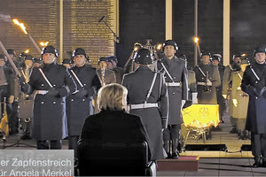 Είναι η τελετή αποχαιρετισμού της Άνγκελα Μέρκελ στην καγκελαρία