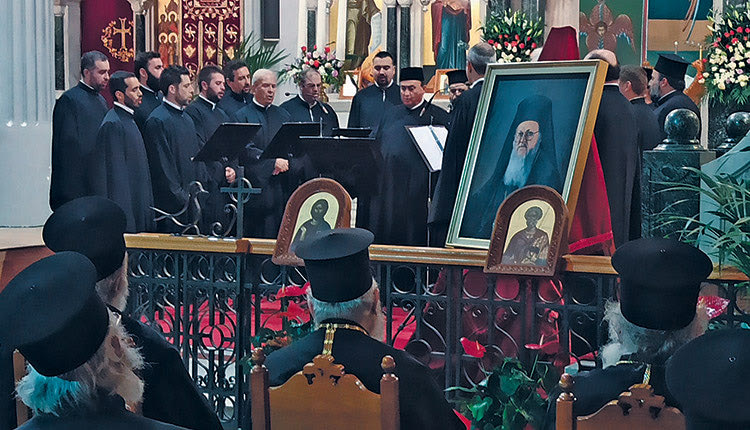 ΤΟ ΜΗΝΥΜΑ ΤΟΥ ΣΤ. ΑΡΝΑΟΥΤΑΚΗ ΣΤΗΝ ΕΚΔΗΛΩΣΗ ΓΙΑ ΤΟΝ ΟΙΚΟΥΜΕΝΙΚΟ ΠΑΤΡΙΑΡΧΗ «Είναι ο πρώτος των πρώτων στις συνειδήσεις των Κρητικών»