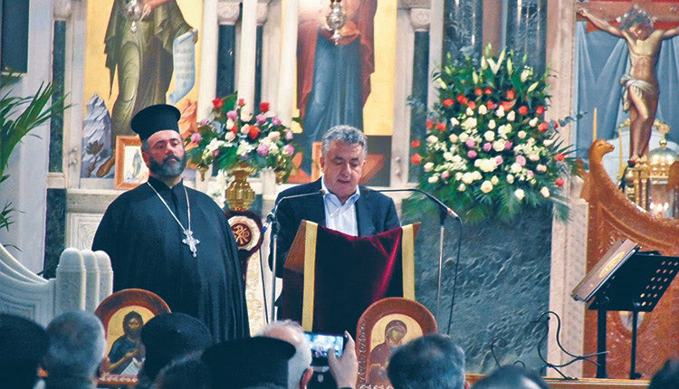 ΤΟ ΜΗΝΥΜΑ ΤΟΥ ΣΤ. ΑΡΝΑΟΥΤΑΚΗ ΣΤΗΝ ΕΚΔΗΛΩΣΗ ΓΙΑ ΤΟΝ ΟΙΚΟΥΜΕΝΙΚΟ ΠΑΤΡΙΑΡΧΗ «Είναι ο πρώτος των πρώτων στις συνειδήσεις των Κρητικών»