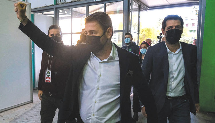 Βέβαιος για τη νίκη του από το πρωί ο Ν. Ανδρουλάκης