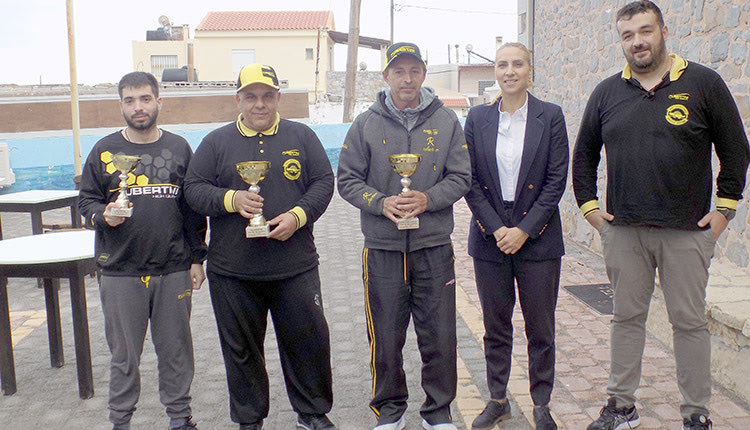 Η κ. Σημαιάκη (εκπρόσωπος του κ. Αυγενάκη) στις απονομές