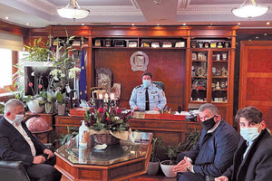 Από τη συνάντηση με τον Αρχηγό της Ελληνικής Αστυνομίας