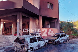 ΑΓΙΑ ΠΕΛΑΓΙΑ: Έκαψαν αυτοκίνητα, κινδύνεψε κατοικία