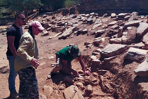 Η ανασκαφή πραγματοποιήθηκε το καλοκαίρι υπό τη διεύθυνση της δρος Έφης Σαπουνά-Σακελλαράκη