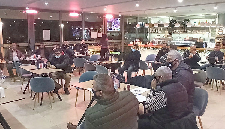 Στιγμιότυπα από τη χθεσινή κλήρωση του κυπέλλου ΕΠΣΗ