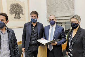 Με τον υφυπουργό υποδομών Γιώργο Καραγιάννη συναντήθηκε ο δήμαρχος Μαλεβιζίου Μενέλαος Μποκέας