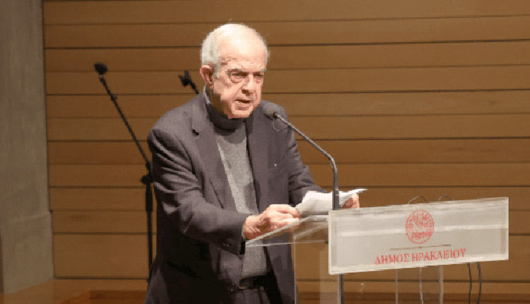 Ο Δήμαρχος Ηρακλείου κ. Β.Λαμπρινός