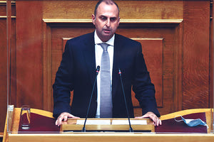 ο υφυπουργός Υποδομών Γιώργος Καραγιάννης