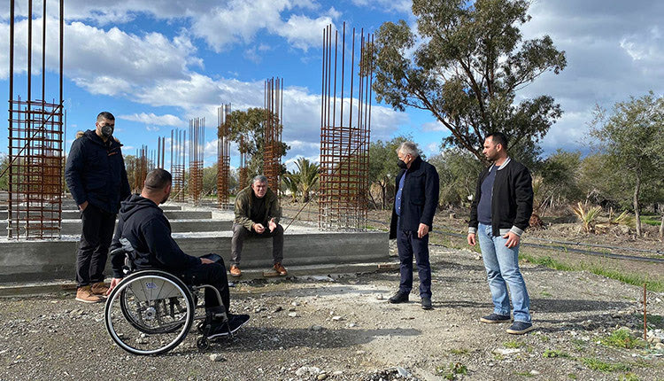Στο εργοτάξιο του Δήμου Φαιστού ο Ε. Νικολιδάκης