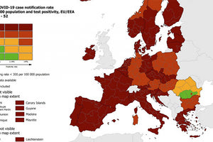 ECDC: Στο «βαθύ κόκκινο» και η Κρήτη