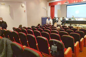 Στιγμιότυπο από τη συνεδρίαση του Δημοτικού Συμβουλίου Μαλεβιζίου