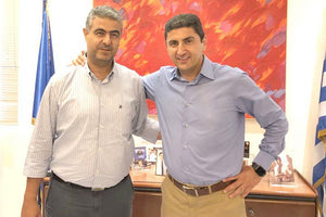 Ο κ. Νταμπακάκης με τον Υφυπουργό Αθλητισμού κ. Αυγενάκη