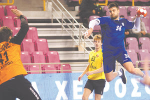 Επιβλητική εμφάνιση έκανε η Εθνική χάντμπολ