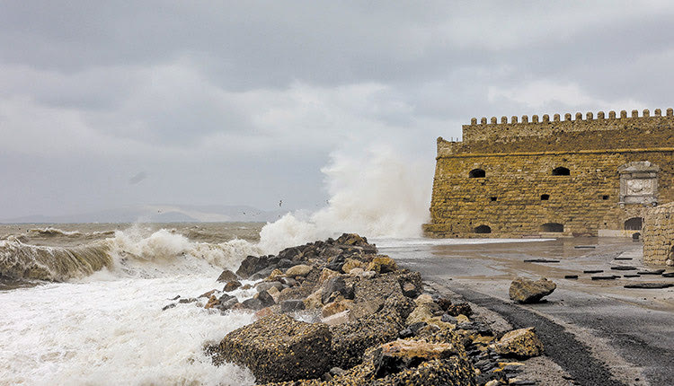 κακοκαιρια ηρακλειο