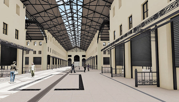 Έτσι θα είναι μετά την ολοκλήρωση του έργου  η ανακαινισμένη Δημοτική Αγορά