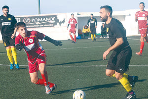 Στιγμιότυπο από το ματς του ΕΓΟΗ με τον ΠΑΝΟΜ