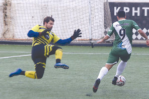 Φάση από το παιχνίδι του Κεραυνού με τους Ν. Ηροδότου