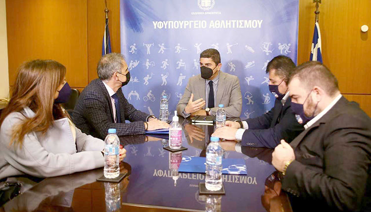 Από τη συνάντηση του Αυγενάκη με τη Σούπερ Λιγκ 1 & 2