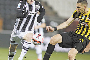 Φάση από το ντέρμπι ΠΑΟΚ-ΑΕΚ