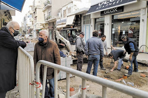 Στα εργοτάξια της ανάπλασης ο δήμαρχος Ηρακλείου