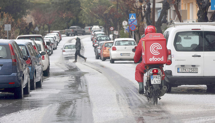 Εικόνα από την Κυριακή στο κέντρο του Ηρακλείου