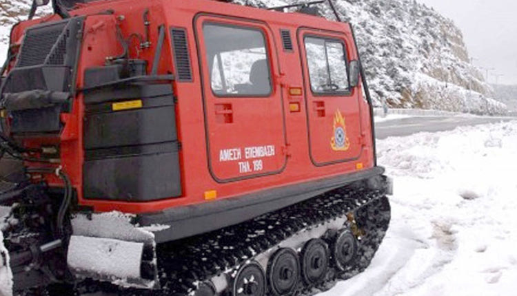 Με ερπυστριοφόρο έφτασαν στον 60χρονο κτηνοτρόφο οι άνδρες της 3ης ΕΜΑΚ