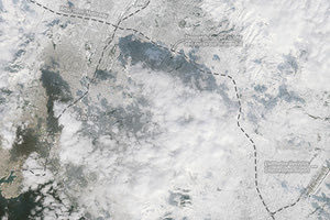 Η Αττική Οδός από δορυφόρο