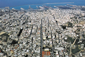 Ηράκλειο λιμάνι από ψηλά