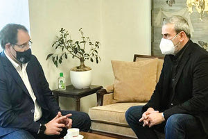 Ο ΓΓ του ΕΟΤ, κ. Δημήτρης Φραγκάκης, είχε συνάντηση με τον δήμαρχο Ανωγείων, κ. Σωκράτη Κεφαλογιάννη,  με στόχο την προβολή και περαιτέρω ανάδειξη του Ψηλορείτη στο εξωτερικό. 