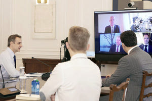 Τηλεδιάσκεψη με τον διευθύνοντα σύμβουλο του TUI Group, Fritz Joussen, είχε χθες ο πρωθυπουργός Κυριάκος Μητσοτάκης