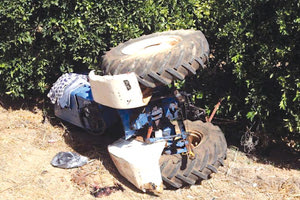 νεκρος σε τροχαίο από τρακτέρ