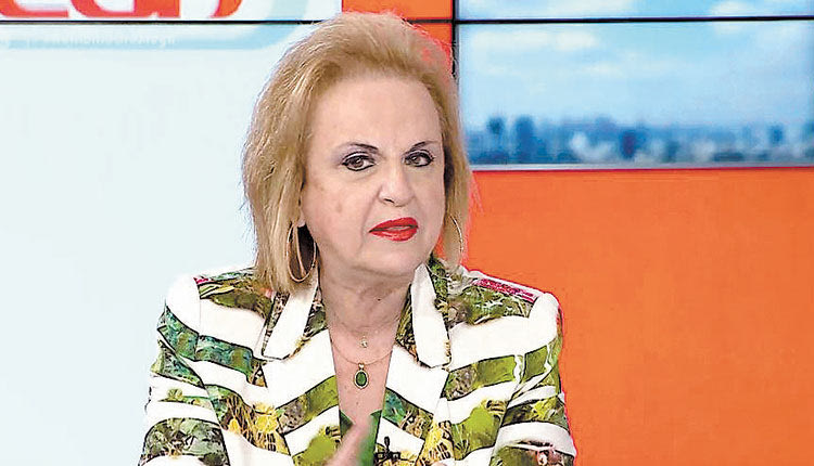 η πρόεδρος της ΕΙΝΑΠ, Ματίνα Παγώνη