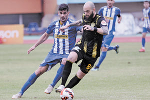 Ο Σαρρής είχε δοκάρι για τον Εργοτέλη στο χθεσινό ντέρμπι