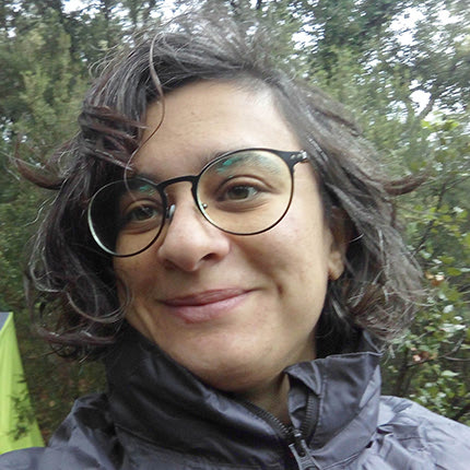 Η βιολόγος, εξωτερική συνεργάτις του Μουσείου Φυσικής Ιστορίας Κρήτης, κ. Αφροδίτη Καρδαμάκη