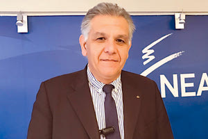 Ο πρόεδρος της ΝΟΔΕ Βαγγέλης Καρκανάκης