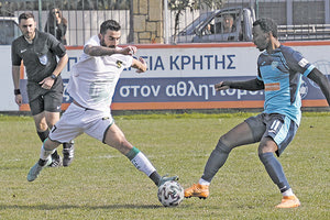 Στιγμιότυπο από το ντέρμπι των Αρχανών