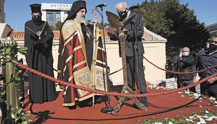 Τον νέο Αρχιεπίσκοπο Κρήτης προσφώνησε ο δήμαρχος Ηρακλείου