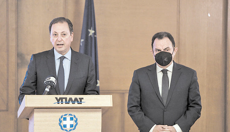 Μαζί στην τελετή Σπήλιος Λιβανός και Γιώργος Γεωργαντάς