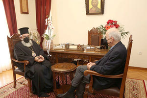 Από τη συνάντηση του κ. Ευγένιου με τον δήμαρχο Ηρακλείου