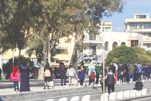 Ουρές στην πλατεία Ελευθερίας