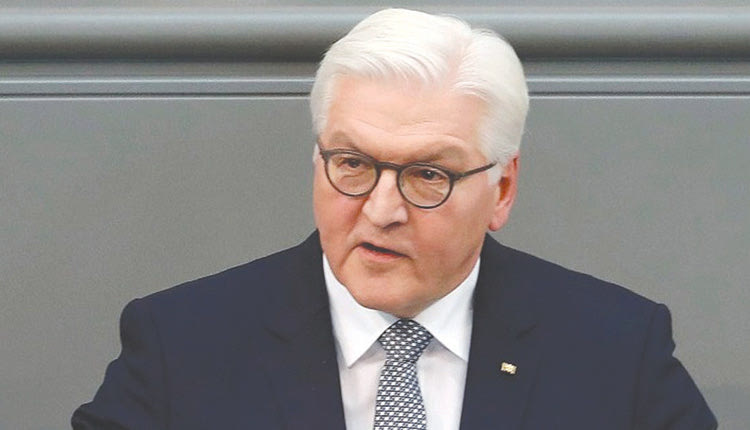 Ο Φρανκ-Βάλτερ Σταϊνμάιερ επανεξελέγη χθες ομοσπονδιακός πρόεδρος,