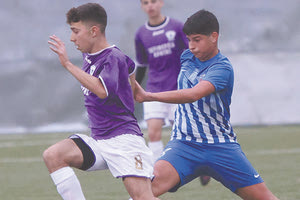 Στιγμιότυπο από το ματς του Αλμυρού με τον Αστέρα Ρεθύμνου