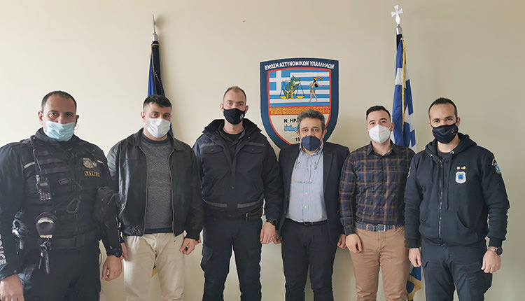 Συνάντηση Ηγουμενίδη με τους αστυνομικούς του Ηρακλείου