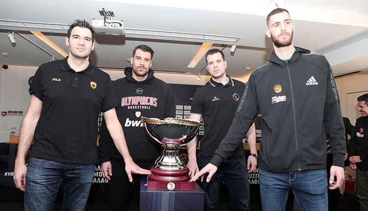 Οι προπονητές και οι αρχηγοί των ομάδων στην χθεσινή συνέντευξη Τύπου