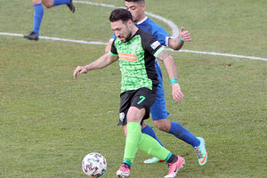 Ο Δωματάς σε μία προσάθειά του στο χθεσινό ματς των Αρχανών