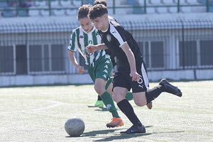 Στιγμιότυπο από το ματς των ομάδων Κ15 ΟΦΗ- Παναθηναϊκός