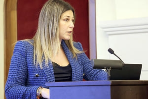 Η υφυπουργός Τουρισμού κ. Ζαχαράκη