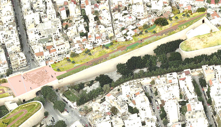 Προμαχώνας Μαρτινέγκο: Στάση του Καζαντζάκη και του Γιούχτα